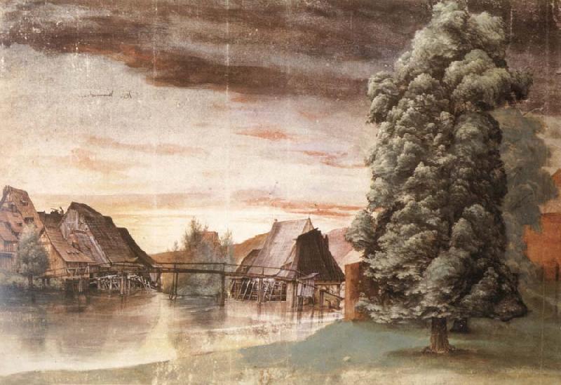 Albrecht Durer The Willow mills on the pegnitz